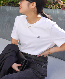 Calvin Klein | 【Calvin Klein / カルバン クライン】Compact CK embroidery T-sh(Tシャツ/カットソー)