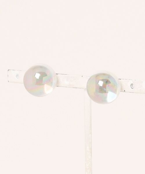 TONE SELECT GOODS(トーンセレクトグッズ)の「【float】ガラス玉/しゃぼん玉 モチーフ ピアス【3way】(ピアス(両耳用)・レディース・シルバー/ゴールド・FREE)」の4枚目の写真