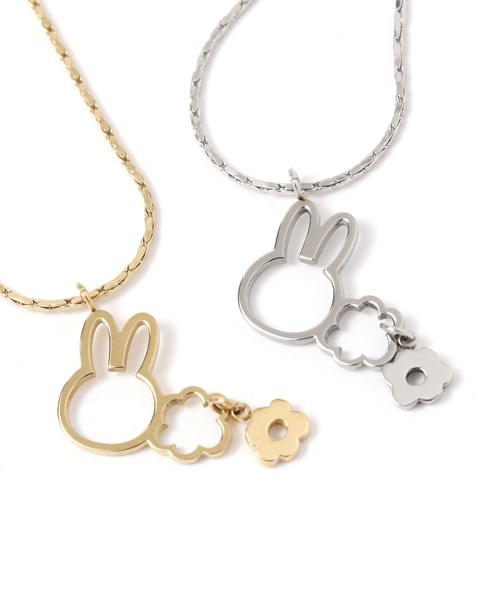 ミッフィー ステンレス リング ネックレス スタジオクリップ スタディオクリップ ミッフィー miffy studio CLIP ステンレスネックレス - メルカリ