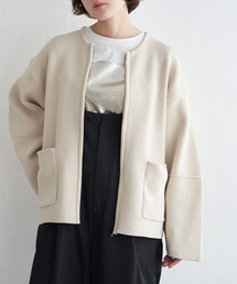 ジップニットブルゾン