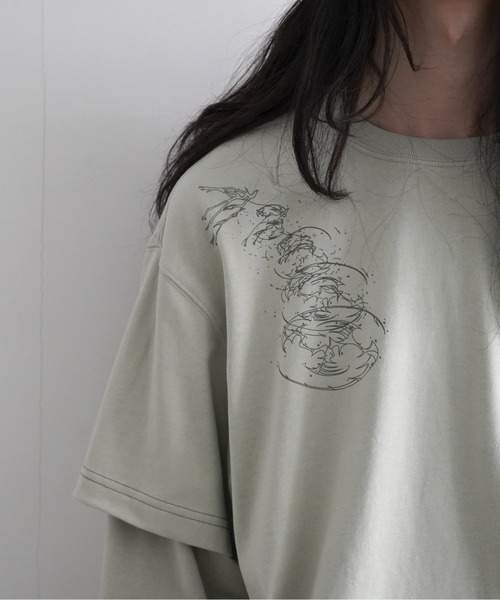 SAN SAN GEAR] LOGO LONG SLEEVES PURPLE 正規品 韓国ブランド