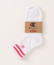 Champion（チャンピオン）の「【CHANPION/チャンピオン】ダブルロークルーソックス2足組 CWSBA101（ソックス/靴下・レディース）」