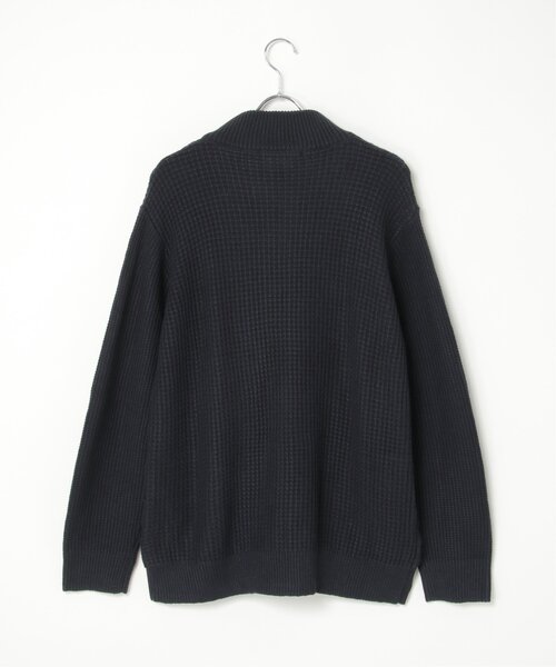 ikka(イッカ)の「ジャカードドライバーズニット(カーディガン/ボレロ・メンズ・グレー/ブラック/ネイビー・M/L/XL/S)」の18枚目の写真