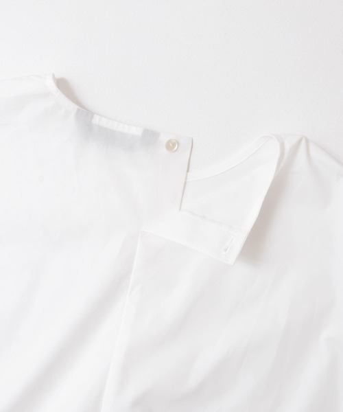 mizuiroind（ミズイロインド）の「mizuiro ind　crew neck cocoon pullover（シャツ/ブラウス・レディース・ブラック/オフホワイト・ONE）」の6枚目の写真