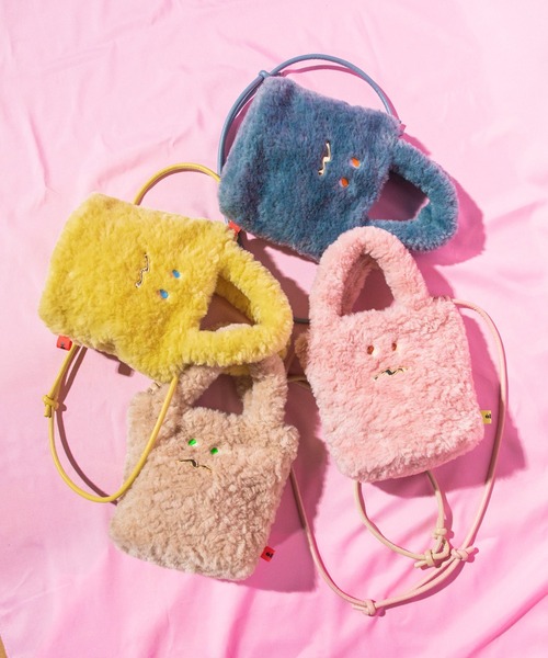 ACCOMMODE（アコモデ）の「オルヨシュ ファートートバッグ（トートバッグ・レディース・ピンク/ベージュ/イエロー/ブルー・FREE）」の9枚目の写真