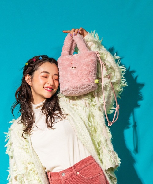 ACCOMMODE（アコモデ）の「オルヨシュ ファートートバッグ（トートバッグ・レディース・ピンク/ベージュ/イエロー/ブルー・FREE）」の17枚目の写真