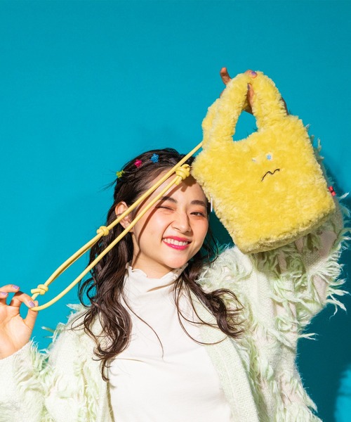 ACCOMMODE（アコモデ）の「オルヨシュ ファートートバッグ（トートバッグ・レディース・ピンク/ベージュ/イエロー/ブルー・FREE）」の22枚目の写真