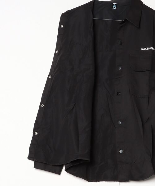MGV(エムジーヴィー)の「ストリートロゴシャツジャケット(シャツ/ブラウス・メンズ・ホワイト/ブラック・X-LARGE/LARGE/MEDIUM)」の5枚目の写真