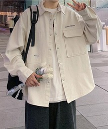 ストリートロゴシャツジャケット