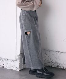 RETRO GIRL | サイドスリットデニムSK(デニムスカート)