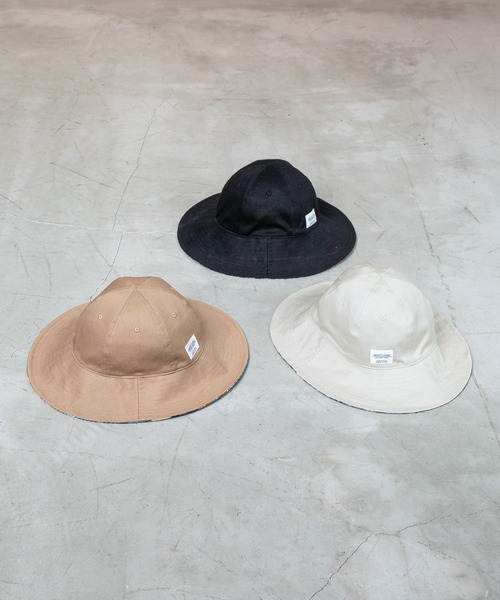 Mighty Shine（マイティシャイン）の「MAD CHECK HAT（ハット・メンズ・ベージュ/ブラック/アイボリー・M/L）」の7枚目の写真