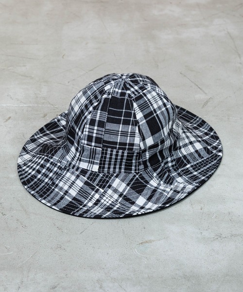 Mighty Shine（マイティシャイン）の「MAD CHECK HAT（ハット・メンズ・ベージュ/ブラック/アイボリー・M/L）」の9枚目の写真