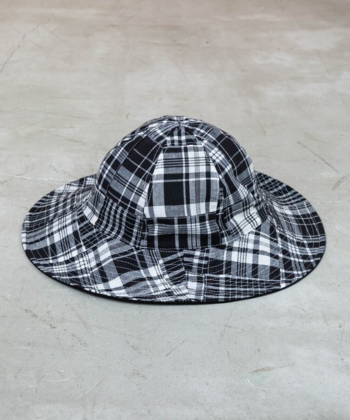 Mighty Shine（マイティシャイン）の「MAD CHECK HAT（ハット・メンズ・ベージュ/ブラック/アイボリー・M/L）」の11枚目の写真