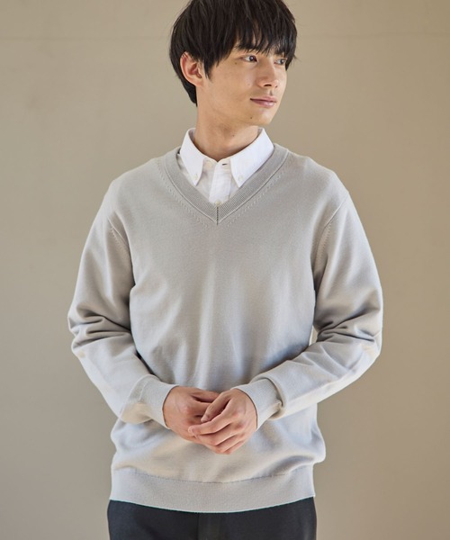 セール】メルティVネックプルオーバー/116359（ニット/セーター