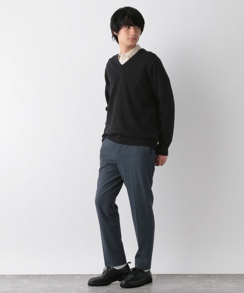 GLOBAL WORK(グローバルワーク)の「メルティVネックプルオーバー/116359(ニット/セーター・メンズ・ネイビー/グレー/ブラック・LARGE/SMALL/X-LARGE/MEDIUM)」の17枚目の写真