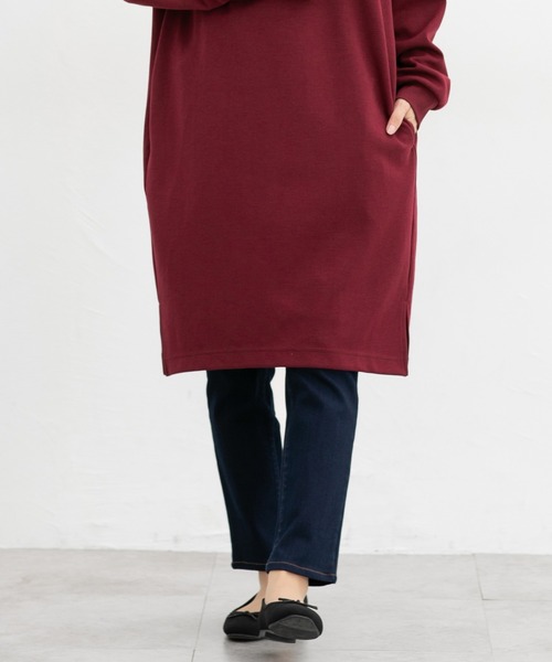 Honeys（ハニーズ）の「【ハニぽか】暖デニムスキニー６４丈（股下６４ｃｍ）（デニムパンツ・レディース・インディゴブルー/ワンウォッシュ・SS/S/M/L/LL）」の3枚目の写真