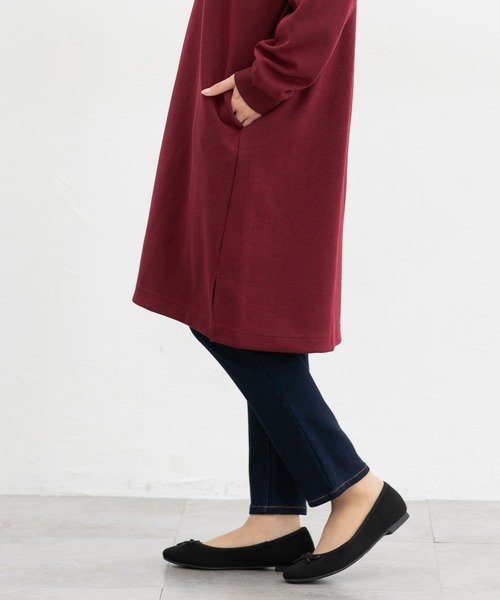 Honeys（ハニーズ）の「【ハニぽか】暖デニムスキニー６４丈（股下６４ｃｍ）（デニムパンツ・レディース・インディゴブルー/ワンウォッシュ・SS/S/M/L/LL）」の9枚目の写真