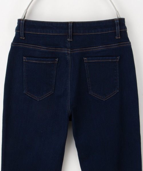 Honeys（ハニーズ）の「【ハニぽか】暖デニムスキニー６４丈（股下６４ｃｍ）（デニムパンツ・レディース・インディゴブルー/ワンウォッシュ・SS/S/M/L/LL）」の13枚目の写真