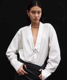 DEEP VNECK SHIRT/ディープブイネックシャツ