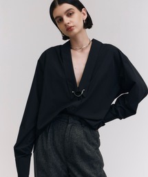 DEEP VNECK SHIRT/ディープブイネックシャツ