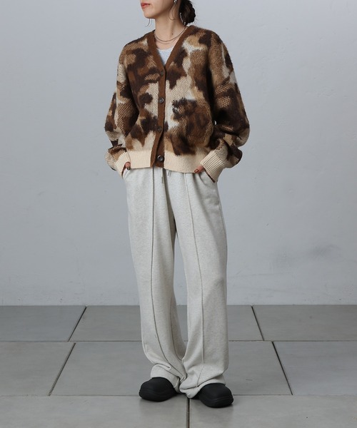 【セール】レオパードジャガードカーディガン（カーディガン/ボレロ）｜COLONY 2139（コロニートゥーワンスリーナイン）
