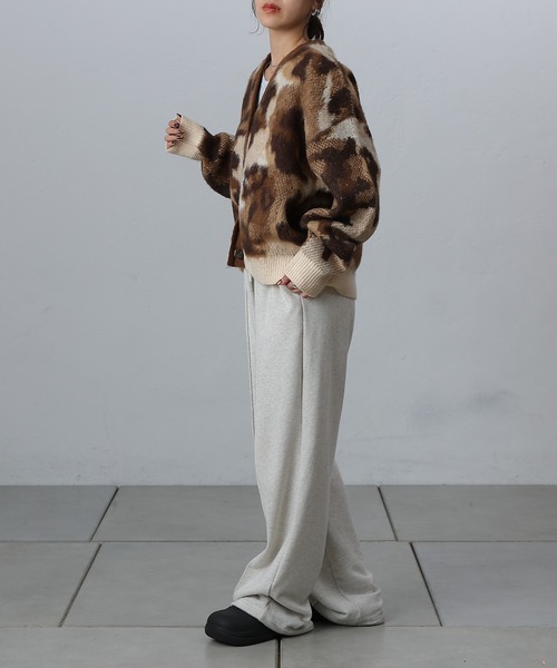 【セール】レオパードジャガードカーディガン（カーディガン/ボレロ）｜COLONY 2139（コロニートゥーワンスリーナイン）
