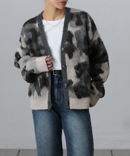 【セール】レオパードジャガードカーディガン（カーディガン/ボレロ）｜COLONY 2139（コロニートゥーワンスリーナイン）