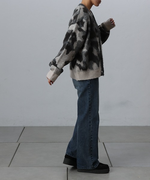 【セール】レオパードジャガードカーディガン（カーディガン/ボレロ）｜COLONY 2139（コロニートゥーワンスリーナイン）