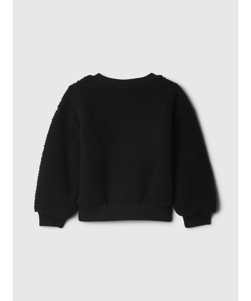 GAP（ギャップ）の「Babygap ボア Gapロゴ スウェット・トレーナー（スウェット・キッズ・ピンク/ブラック/アイボリー/ブラウン・70cm/110cm/105cm/100cm/80ｃｍ/90cm/95cm）」の5枚目の写真