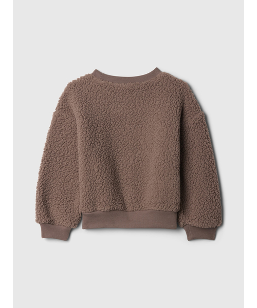 GAP（ギャップ）の「Babygap ボア Gapロゴ スウェット・トレーナー（スウェット・キッズ・ピンク/ブラック/アイボリー/ブラウン・70cm/110cm/105cm/100cm/80ｃｍ/90cm/95cm）」の7枚目の写真