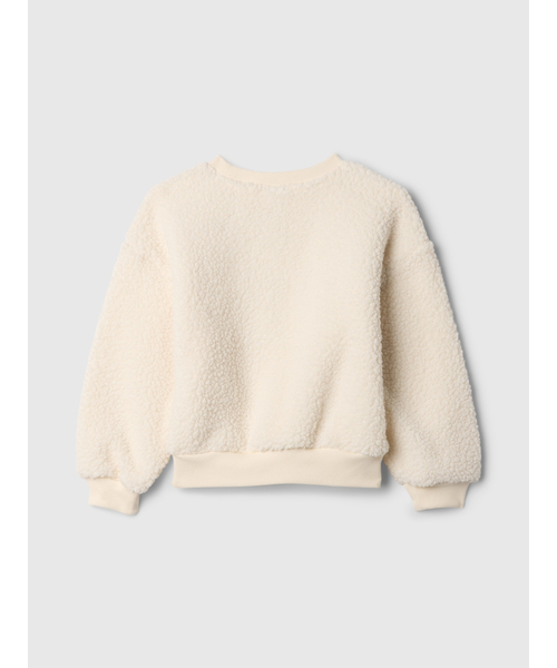 GAP（ギャップ）の「Babygap ボア Gapロゴ スウェット・トレーナー（スウェット・キッズ・ピンク/ブラック/アイボリー/ブラウン・70cm/110cm/105cm/100cm/80ｃｍ/90cm/95cm）」の8枚目の写真