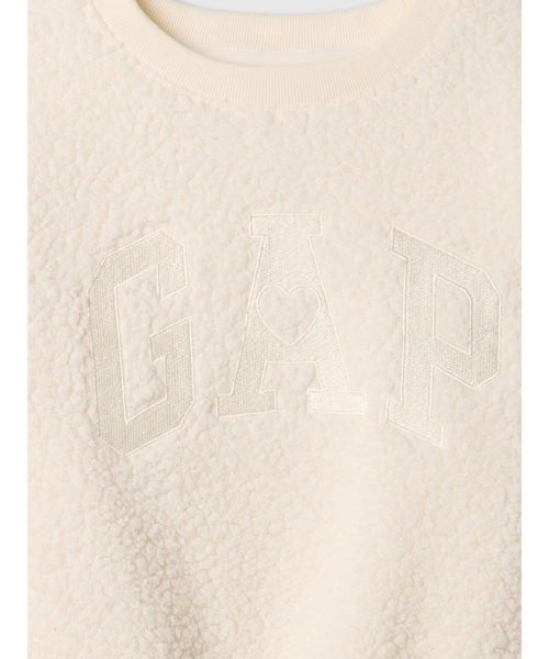 GAP（ギャップ）の「Babygap ボア Gapロゴ スウェット・トレーナー（スウェット・キッズ・ピンク/ブラック/アイボリー/ブラウン・70cm/110cm/105cm/100cm/80ｃｍ/90cm/95cm）」の10枚目の写真