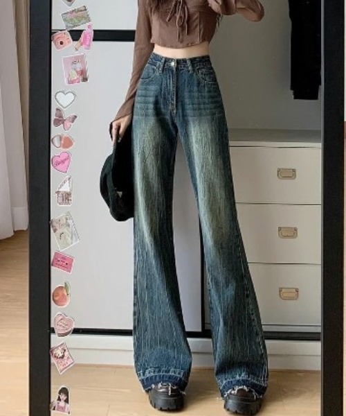 セール】フレアデニムパンツ（デニムパンツ）｜REBALANCE（リバランス