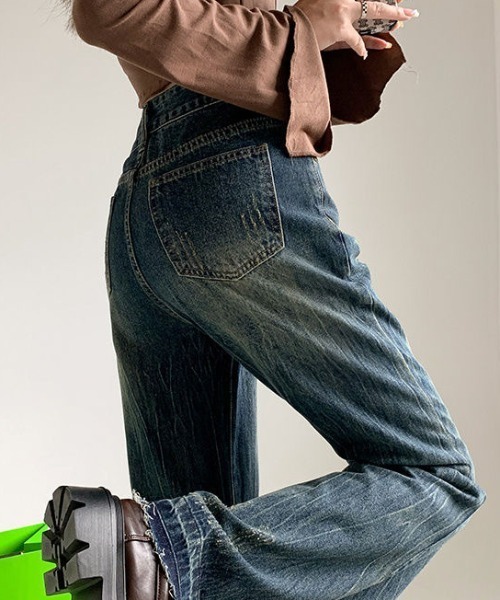 セール】フレアデニムパンツ（デニムパンツ）｜REBALANCE（リバランス