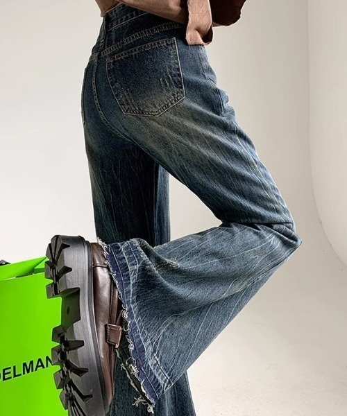 REBALANCE（リバランス）の「フレアデニムパンツ（デニムパンツ・レディース・B/A・LARGE/MEDIUM/SMALL）」の7枚目の写真