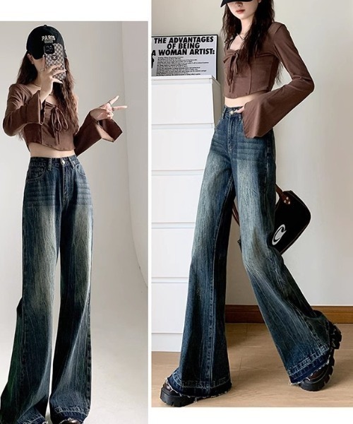 REBALANCE（リバランス）の「フレアデニムパンツ（デニムパンツ・レディース・B/A・LARGE/MEDIUM/SMALL）」の9枚目の写真