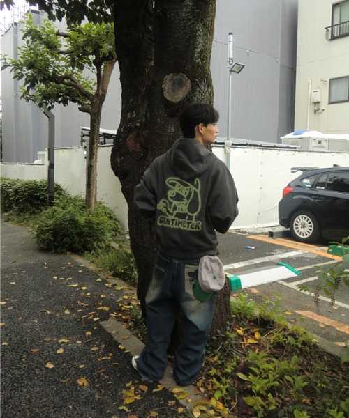 centimeter(センチメーター)の「Blur CMT ruler zip hoodie(パーカー・メンズ・ヘザーグレー/ブラック/ブラウン・MEDIUM/LARGE/X-LARGE)」の11枚目の写真