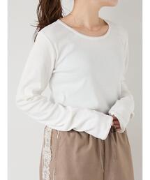 ehka sopo | ちびレースカットソー(Tシャツ/カットソー)