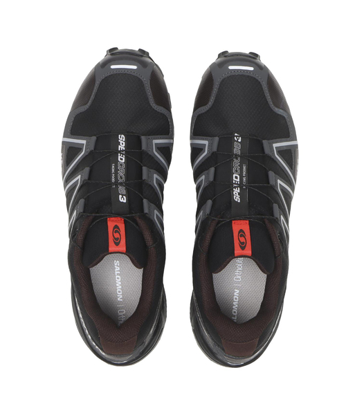 SALOMON（サロモン）の「SALOMON / サロモン SPEEDCROSS 3 GTX L47600200（スニーカー・メンズ・ブラック・26cm/26.5cm/27cm/27.5cm/28cm/28.5cm）」の2枚目の写真