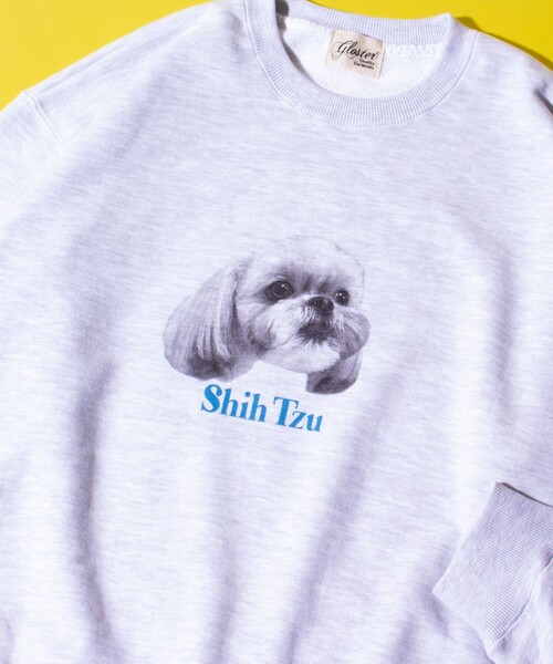 GLOSTER(グロスター)の「【GLOSTER/グロスター】DOG&CAT 犬猫プリント クルーネックスウェット(スウェット・メンズ・グレー系その他/ホワイト系その他/グレー系その他4/グレー系その他3/グレー系その他2/ホワイト系その他2・L/M/S)」の4枚目の写真