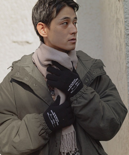 niko and...（ニコアンド）の「カラーワイドストール（マフラー・メンズ・ベージュ/オレンジ/グレー/ブラック・FREE）」の18枚目の写真