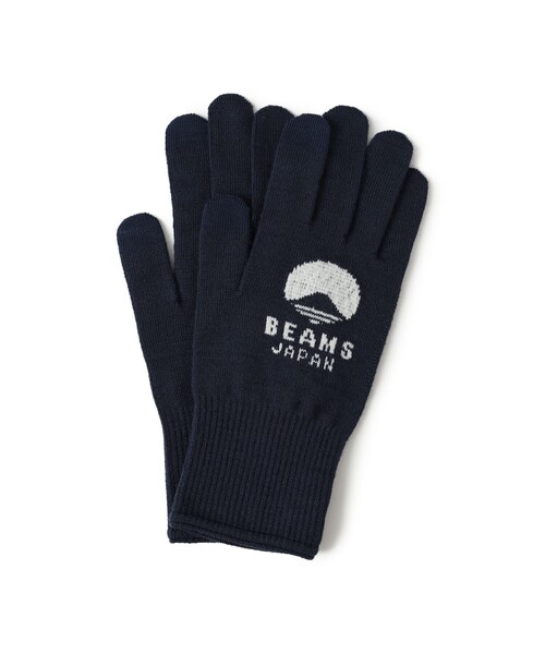 BEAMS JAPAN(ビームス ジャパン)の「【別注】tet. / ビームス ジャパン ロゴ グローブ Vol.2 Men(手袋・メンズ・グレー/ネイビー/オレンジ/ブラウン/ブラック/ブルー系その他3/ダークブラウン/ベージュ/インディゴブルー・ONE SIZE)」の7枚目の写真