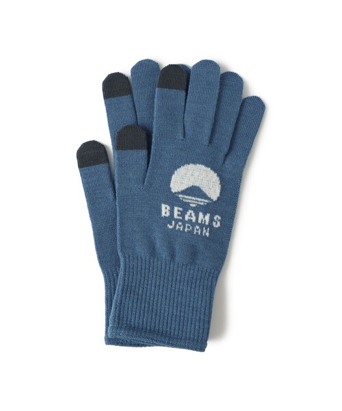 BEAMS JAPAN(ビームス ジャパン)の「【別注】tet. / ビームス ジャパン ロゴ グローブ Vol.2 Men(手袋・メンズ・グレー/ネイビー/オレンジ/ブラウン/ブラック/ブルー系その他3/ダークブラウン/ベージュ/インディゴブルー・ONE SIZE)」の8枚目の写真