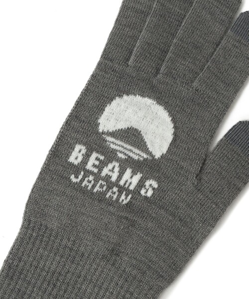 BEAMS JAPAN(ビームス ジャパン)の「【別注】tet. / ビームス ジャパン ロゴ グローブ Vol.2 Men(手袋・メンズ・グレー/ネイビー/オレンジ/ブラウン/ブラック/ブルー系その他3/ダークブラウン/ベージュ/インディゴブルー・ONE SIZE)」の14枚目の写真