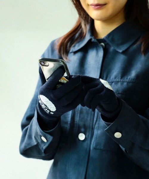 BEAMS JAPAN(ビームス ジャパン)の「【別注】tet. / ビームス ジャパン ロゴ グローブ Vol.2 Men(手袋・メンズ・グレー/ネイビー/オレンジ/ブラウン/ブラック/ブルー系その他3/ダークブラウン/ベージュ/インディゴブルー・ONE SIZE)」の11枚目の写真