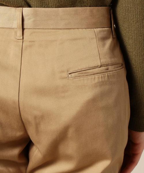 BEAUTY&YOUTH UNITED ARROWS（ビューティーアンドユースユナイテッドアローズ）の「BY チノ ノープリーツ テーパード パンツ◆（チノパンツ・メンズ・ブラック/ダークグレー/ベージュ/オリーブ/ネイビー・X-LARGE/LARGE/MEDIUM/SMALL）」の18枚目の写真