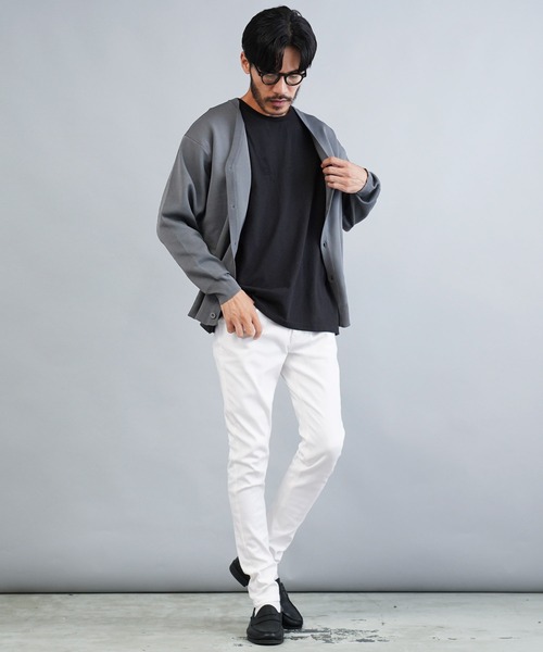 jiggys shop(ジギーズショップ)の「極ラクストレッチ裏起毛スキニーパンツ(その他パンツ・メンズ・チャコールグレー/ブラック/ホワイト/グレー系その他/ネイビー・SMALL/X-LARGE/LARGE/MEDIUM)」の8枚目の写真