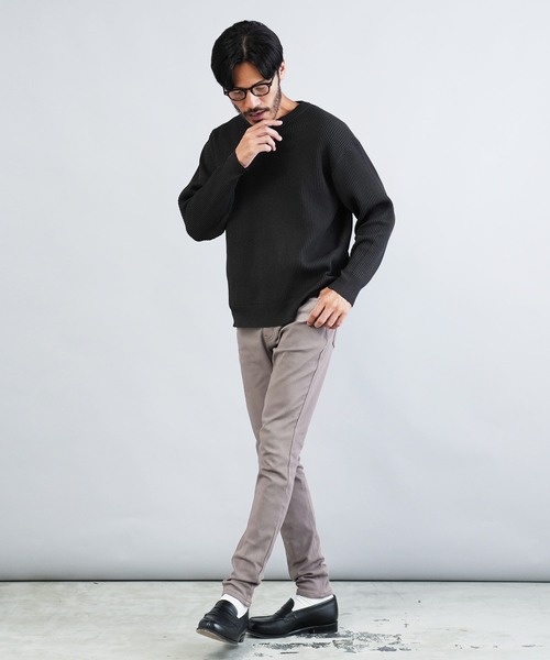 jiggys shop(ジギーズショップ)の「極ラクストレッチ裏起毛スキニーパンツ(その他パンツ・メンズ・チャコールグレー/ブラック/ホワイト/グレー系その他/ネイビー・SMALL/X-LARGE/LARGE/MEDIUM)」の15枚目の写真