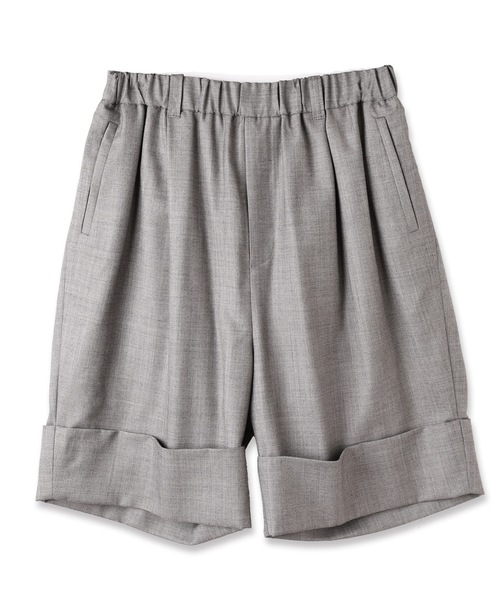 Dulcamara ドゥルカマラ グレー ショートパンツ サイズ1 Dulcamara（ドゥルカマラ）の「よそいきダブルヘムショートPT