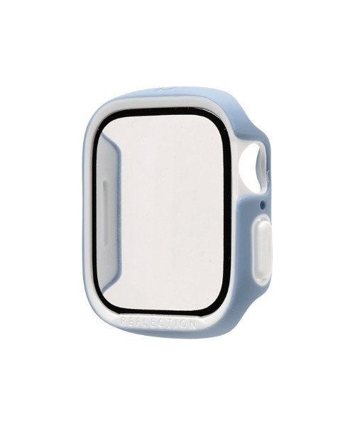 iFace(アイフェイス)の「Apple Watch Series 11/10(42mm/46mm)/9/8/7(41mm/45mm)/SE(第3/2/1世代)/6/5/4(40mm/44mm) 専用 iFace Reflection強化ガラス 一体型 ケース(デジタル腕時計・レディース・ベージュ/ブラック/サックスブルー・40mm/41mm/44mm/45mm/42mm/46)」の21枚目の写真